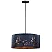 VAXCEL P0255 Katmai 5-Light Pendant in Rustic and Drum Style 8 Inches Tall and 18 Inches Wide, Katmai 5-Light Pendant in Rustic and Drum Style 8 Inches Tall and 18 Inches Wide