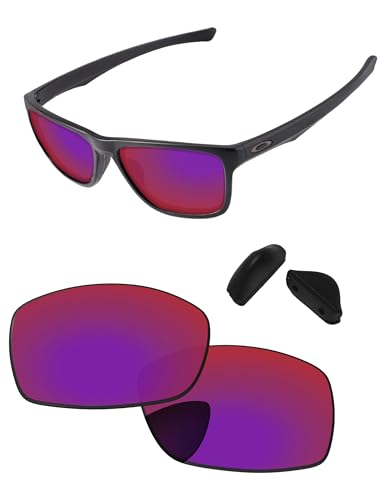Image of Replacement Lenses & Nose Pieces for Oakley Holston OO9334 Sunglass - Precision Fit, UV Block & Impact Resistant