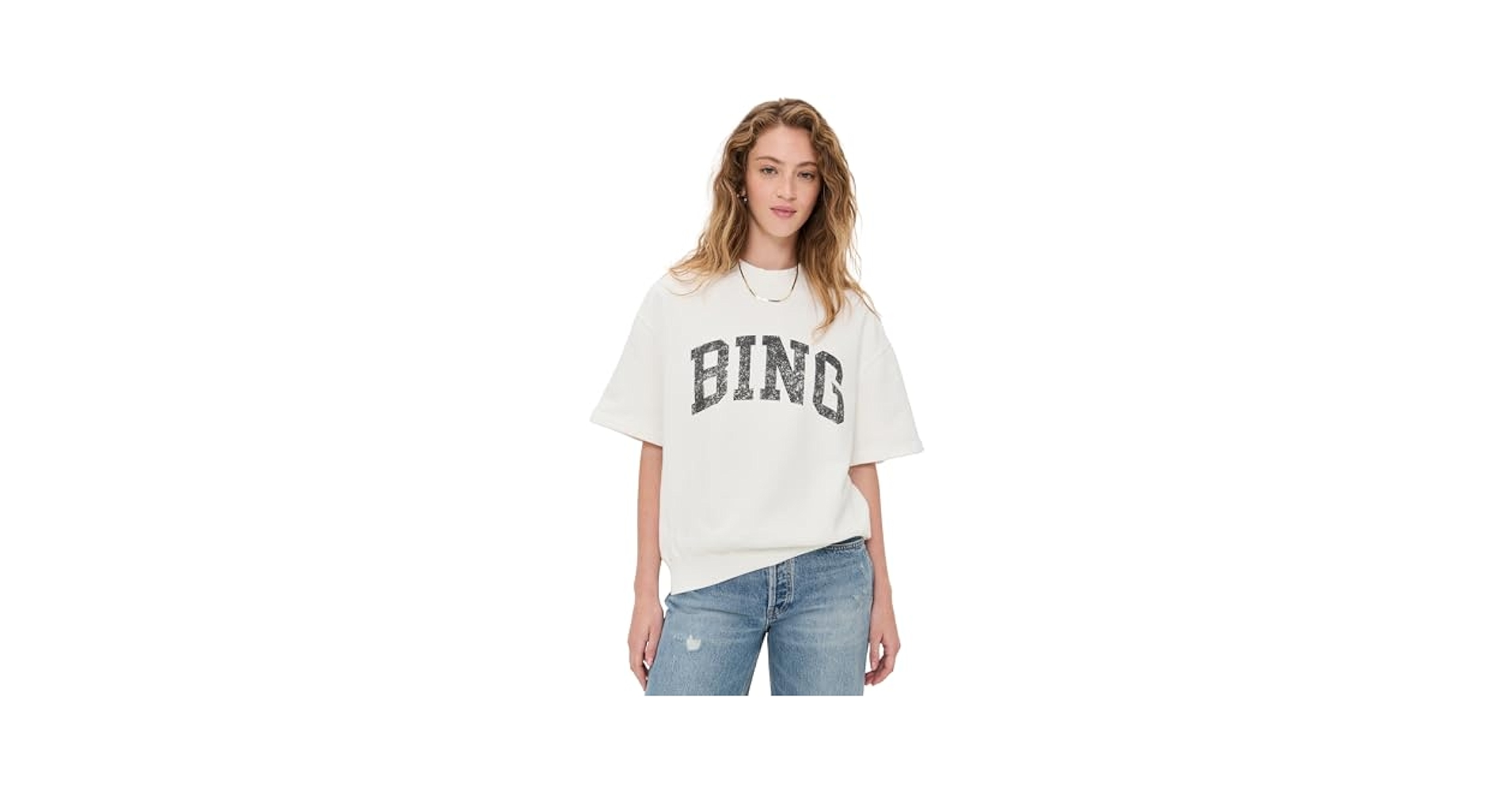 Amazon.com: ANINE BING Women's Jay Sweatshirt Bing, Off