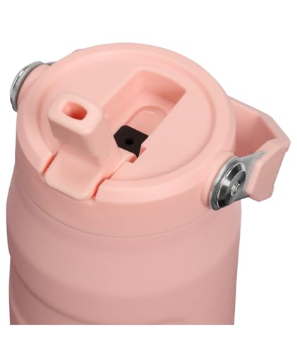 Image of STANLEY IceFlow Flip Straw 2.0 Water Bottle 24 oz | Built-In Straw with Larger Opening | Lightweight and Leak Resistant | Insulated Stainless Steel | BPA-Free | Sorbet Garden
