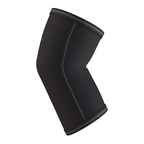 Elbow Sleeves 5Mm (1 Pair) - High Performance Elbow Sleeve Support For Weightlifting, Weight Training & Powerlifting - Best Compression Straps - For Men And Women (Large, Black/Black) #TOP4