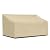 SunPatio Outdoor Patio Sofa Cover - Heavy Duty Deep Seat Couch Cover with Waterproof Seam, All Weather Protection, 80"L x 39"W x 32"H, Beige