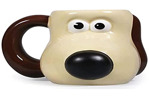 Half Moon Bay | Gromit Mug | Heat Changing Mug | Wallace and Gromit Mug | 3D Ceramic Coffee Cup & Tea Mug | Funny Mugs for Men | Novelty Mug Large Mug | Wallace and Gromit Gifts | Heat Changing Mugs
