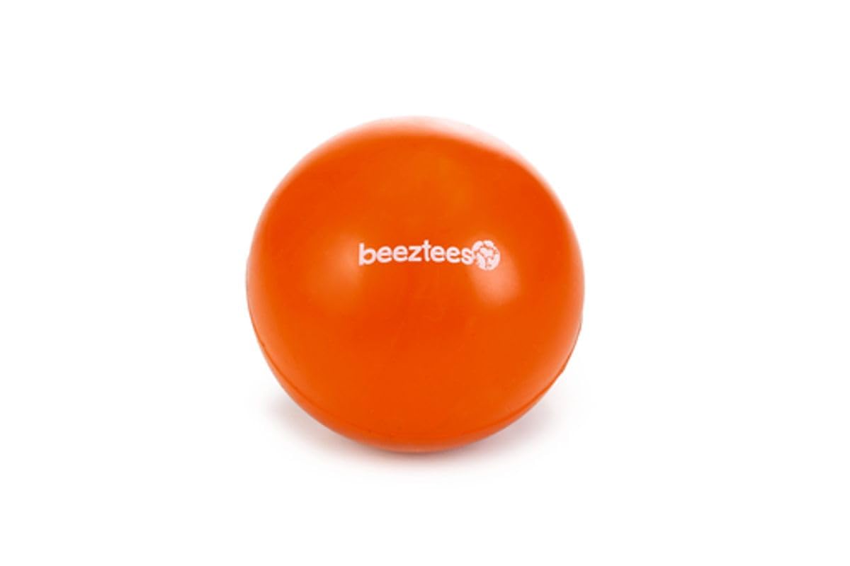 Beeztees Köpek Oyuncağı, Dolu Top, Kauçuk, Turuncu, 7,5cm