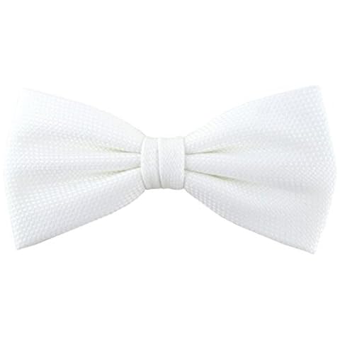 Nœud papillon TigerTie blanc Cover