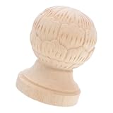Amélioration artistique : le fleuron en bois finement sculpté ajoute une touche européenne à la décoration de votre maison, rehaussant l'attrait esthétique général