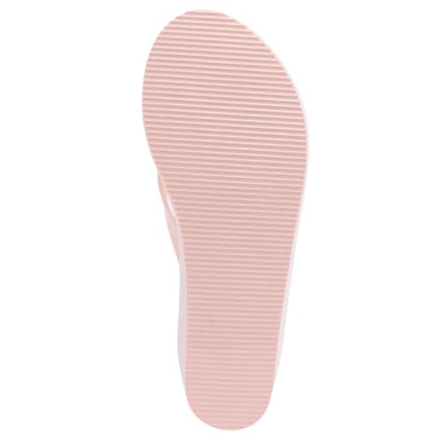 Image of Juicy Couture Women's Wedge Platform Flip Flops, Fashion Beach Sandals with Soft Footbed and Thong Style