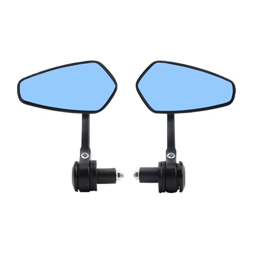 Rétroviseur moto embout guidon diamant ultra robuste pour guidons 22mm