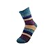 JOYCA & CO. 3-5 Pairs Womens Multicolor Fashion Warm Wool Cotton Thick Winter Crew Socks (Snowflake)