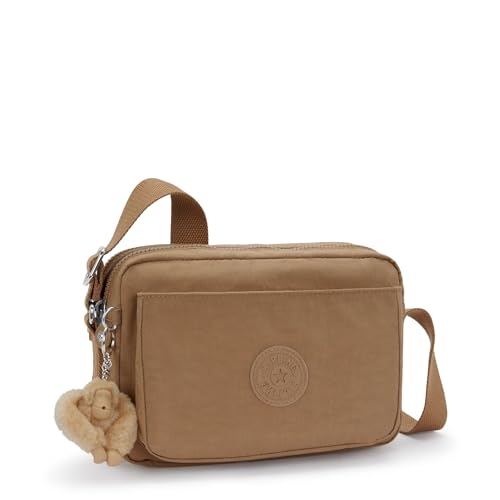 Image of Kipling Women's Abanu Medium Crossbody Bag, Lightweight, Adjustable Nylon Waist Pack with Multi-Compartment Zip Pockets