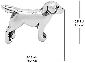 Boma Jewelry Sterling Silver Labrador Retriever Dog Stud Earrings