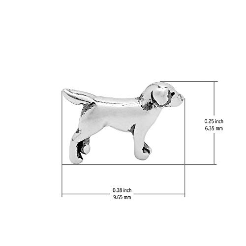 Boma Jewelry Sterling Silver Labrador Retriever Dog Stud Earrings #TOP4