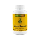 SpeedyVite® Turkey Rhubarb Formula | Supports Bowel Function* | Colon Detox and Cleanse Formula | Contains Cascara Sagrada, Senna, Psyllium, Aloe Vera, Slippery Elm and More (1x 120 Veg Caps)