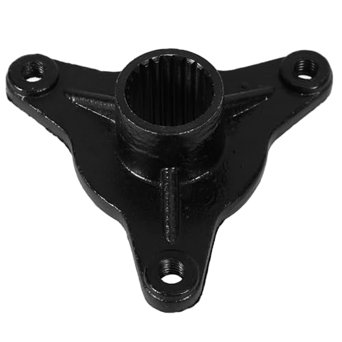 Mikinona Cubo de Eje Trasero Resistente para ATV y Go Kart Orificios Dientes Montaje Duradero Repuesto para Rueda de Vehículo Todoterreno Diseño y Ligero Color Negro