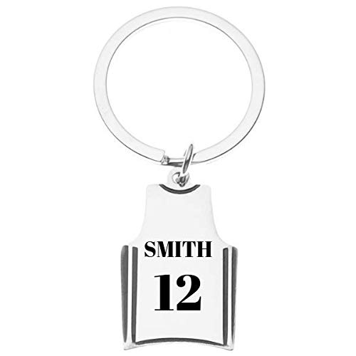 Personalized Engraved Basketball Keychain, Custom Basketball Gift, Basketball Jewelry, Basketball Player, Team and Coaches Gift
