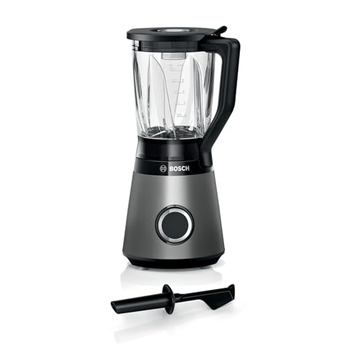 Bosch - Batidora de vaso, VitaPower, Serie 4, Jarra ThermoSafe, 1200 W, Acero, MMB6172S