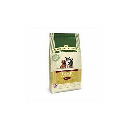 James Wellbeloved Dog Food Lamb and Rice Adult Small Breed (1.5kg) (Pack of 4)
