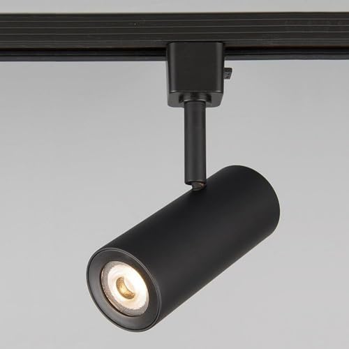 ELEVATOY Track Lighting, Modern Kitchen Track Lighting Fixtures Ceiling Track Heads Black Natural White Adjustable Angled Track Light for Single-Circuit H Type Track Light Rails Commercial