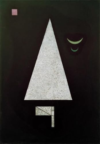 Affiche Toile Kandinsky Netteté Blanche Tableau Poster Bureau 60x90cm