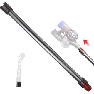 Quick Release Extension Wand Compatible for Dyson V7 V8 V10 V11 V15 Stick Vacuum Cleaner, Vacuums Attachment Replacement Extension Tube 74cm (Silver Grey)