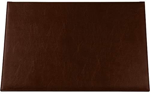 Sottomano da Ufficio CITY TIME 48x32 cm Similpelle Ecopelle Apribile Marrone Tappetino per Laptop PC Impermeabile