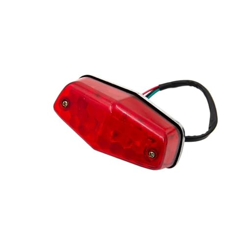 Feu arrière moto LED Lucas 525 pour plaque d'immatriculation de Scrambler BSA