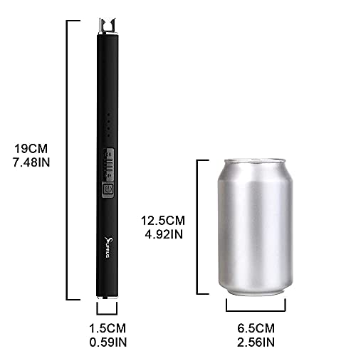 SUPRUS Electrical Arc Windproof Flameless USB Rechargeable Lighter with Security Lock for Candle BBQ Tenting - Image 6