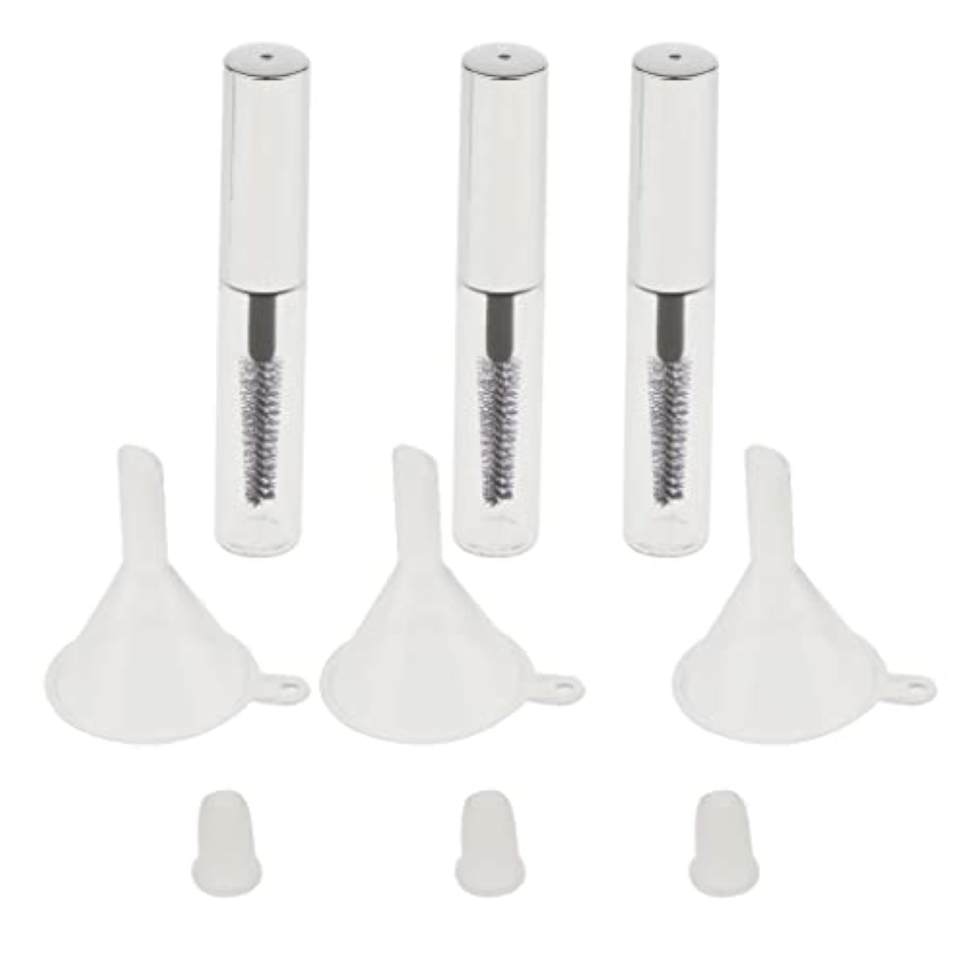 3pcs 4ml Empty Mascara Tube with Eyelash Wand Set