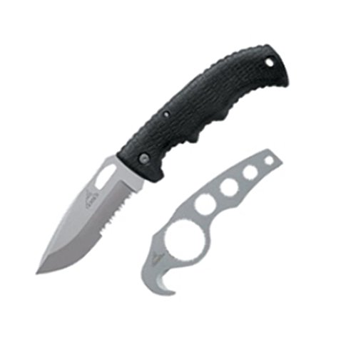 Gerber Gator II Fixed Blade Knife, Serrated Edge, and Gut Hook [22-41417]