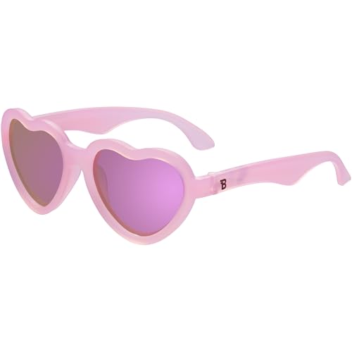 Image of Babiators Blue Series Polarized UV Protection Children's Sunglasses, Pink Transparent - Ages 0-2Y