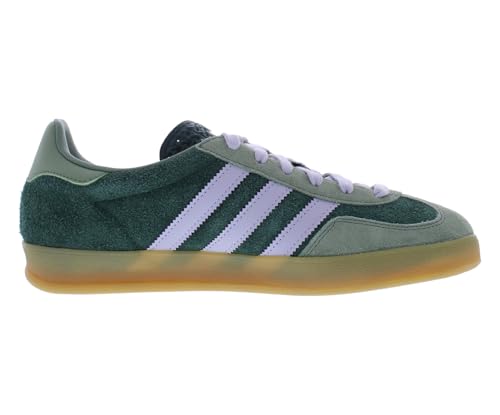Image of adidas Gazelle Indoor Mens Shoes Size 8, Color: Mineral Green /Silver Dawn