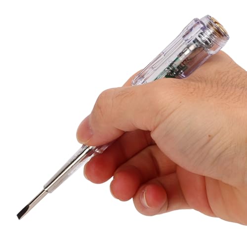 Jadeshay Tester di tensione,70-250V Penna di Prova Rilevamento Acceso/Spento Identificazione