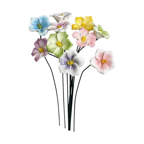 Abreuvoir à abeilles pour jardin avec 10 tuteurs fleurs céramique - 2