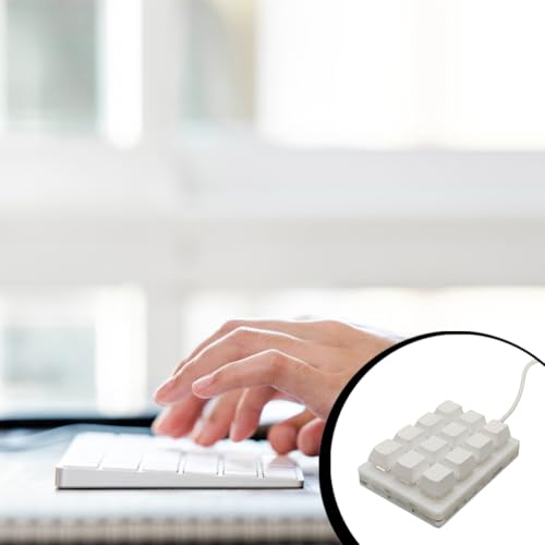 Clavier mécanique 12 touches pavé numérique USB universel programmable
