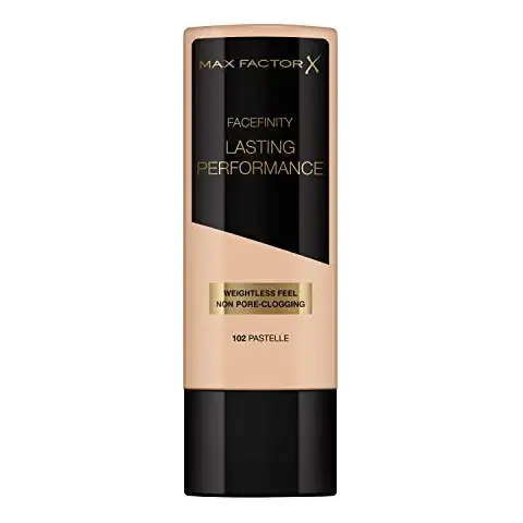 Max Factor Lasting Performance Base de Maquillaje Líquida Tono 102 Pastelle - 55 g Cover