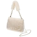 Beaupretty 1 Pieza Bolso de Hombro de Cadena de Pelo para Mujer Bandolera Cruzada para y Color