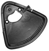Porsche 944 951 928 968 Hood Handle Release Housing Interior Lever Trim Panel - OEM, Black Aluminum or Fiber Reinforced Plastic, Front Upper, Car