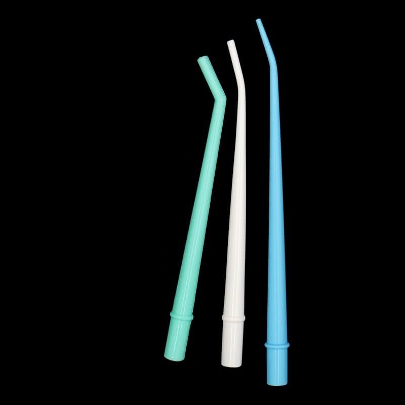 50pcs Dental Surgical Aspirator Suction Tips Disposable Autoclavable Suction Tube Saliva Ejector Tips Dental Lab Equipment Tool (Color : Random Color)