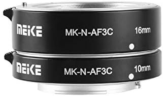 MEIKE MK N AF1 AL METAL AF Macro Extension Tube 12mm 20mm 36mm Nikon F 820651