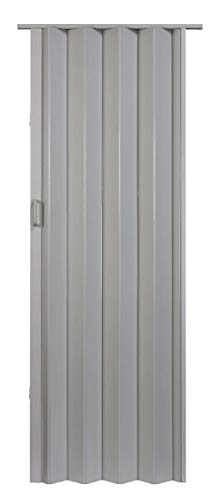 LTL Home Products OK3680DG Oakmont Interior Accordion Folding Door, 36" x 80", Dove Grey