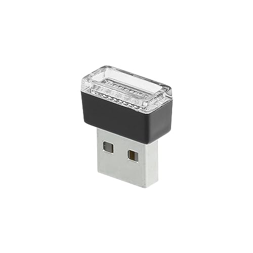 Mini luz LED USB blanca para interior de auto 5 piezas miniatura 6