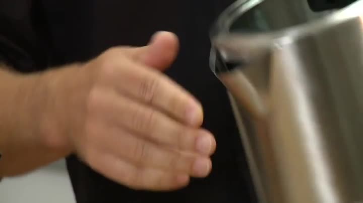 Sage - The Soft Top Luxe Quiet Electric Kettle - Fast Boil, Opens Softly, Elegant Design - 1.7 L Capacity, Cordless, 2400 W - Brushed Stainless Steel