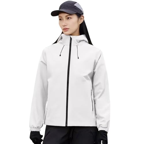 Nesseo ウィンドブレーカー レディース スポーツ 薄手 軽量 ジャンパー ブルゾン ランニングウェア 撥水 防風 フード付き ジャケット 春秋冬服 作業服 登山服 アウター 無地