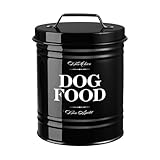 * 【Conception 】: Récipient de stockage de nourriture pour chien hermétique équipé d'une poignée en métal lisse pour une ouverture et une fermeture sans effort, ce récipient bénéficie d'une conception à large ouverture qui facilite le ramassage et l'accès au contenu sans déversement.