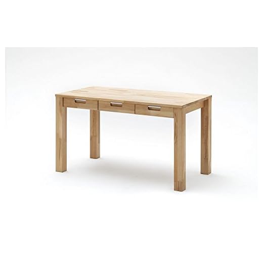 Beauty.Scouts Schreibtisch "Mito",Tisch, Arbeitsplatz, Bürotisch, Büromöbel, Arbeitsplatz Möbel, Arbeitszimmer, Home Office, Kernbuche Massiv, Massivholz, 135x76x70 cm Farbe Kernbuche