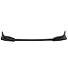 Front Bumper Lip Compatible With 2008-2015 Mitsubishi Lancer Evo X | VR Style Black PU Front Lip Finisher Under Chin Spoiler Add On by IKON MOTORSPORTS | 2009 2010 2011 2012 2013 2014