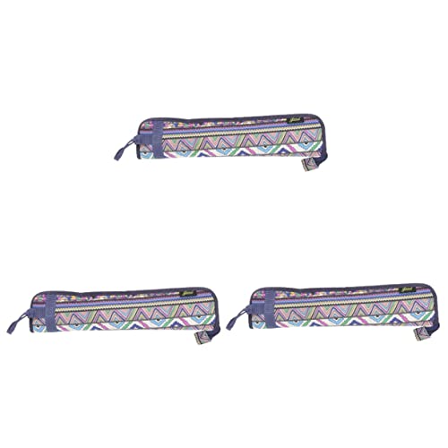 Vaguelly 3Pcs Holder Drumstick Kids Sticks Pouch Handle Percussion Mallets Mallet Brushes Resonance Storage Accessories Age Pad Carrying Handbag Printed Strap Drumsticks Oxford Bag #TOP6