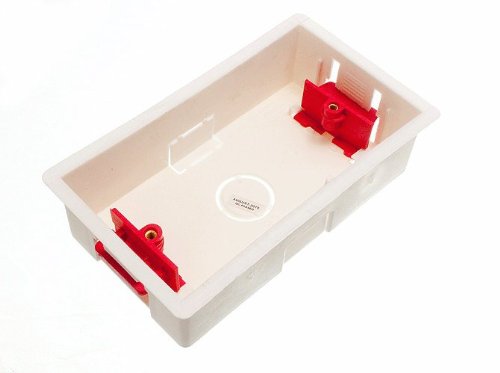 Boîtier double 35 mm de précision à emboîter pour mur creux