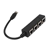 Outil de distribution réseau : conception compacte et légère, qui vous permet de le mettre dans votre poche ou votre valise et de l'emporter partout où vous allez, distributeur de câbles à 4 emplacements