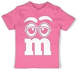 MUNDM KOSTÜME: Cooles Faschingsmotiv mit Gesicht und dem Buchstaben 